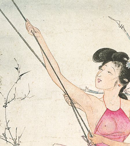 寿县-胡也佛的仕女画和最知名的金瓶梅秘戏图